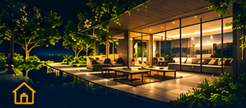Interior & Landscape Design 3D wireframe mesh